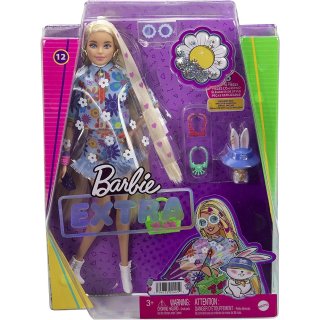 Barbie Extra Moda Lalka #12 z akcesoriami Mattel GRN27 HDJ45