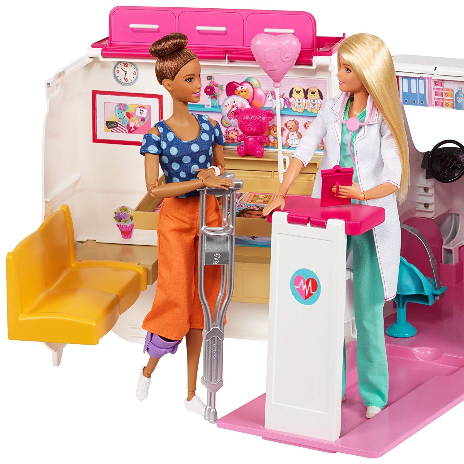 Barbie® Karetka Mobilna klinika 2w1 Mattel FRM19