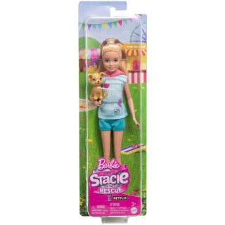 Barbie Lalka filmowa Stacie z pieskiem Mattel HRM05