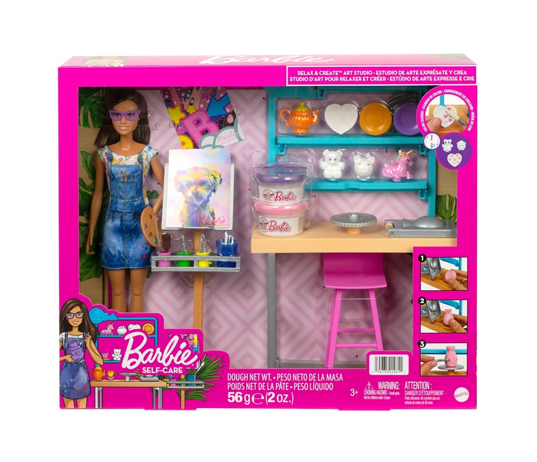 Barbie Lalka Kariera Pracownia artystyczna Mattel HCM85