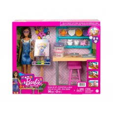 Barbie Lalka Kariera Pracownia artystyczna Mattel HCM85