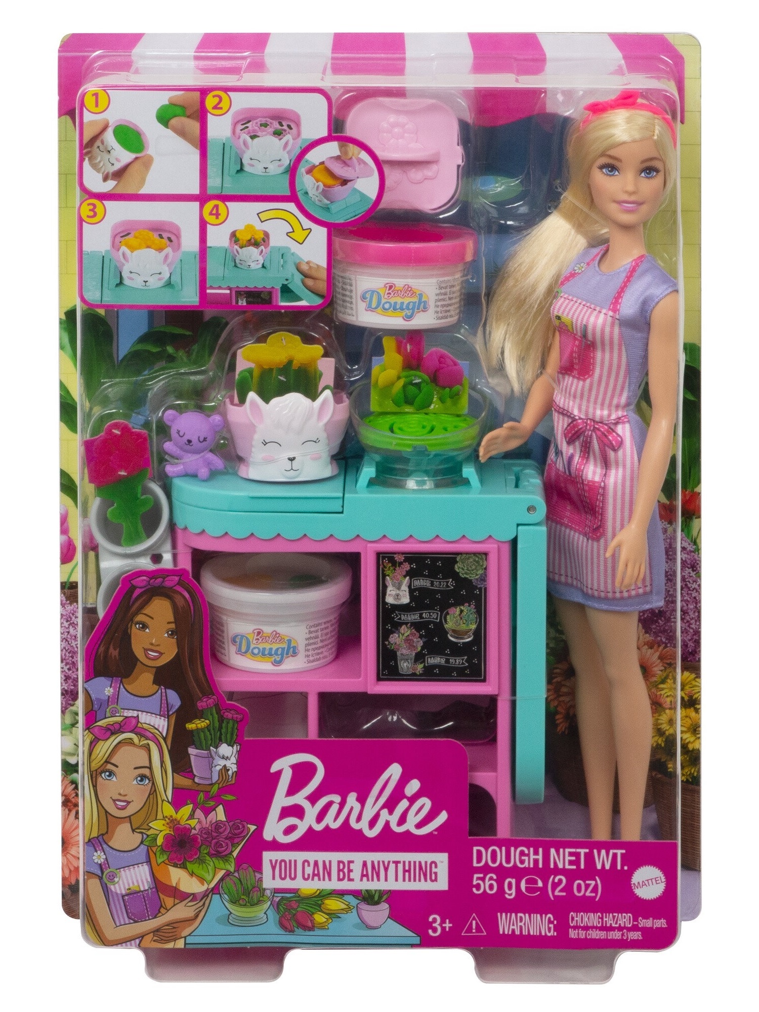 Barbie Lalka Kariera Kwiaciarnia Mattel GTN58