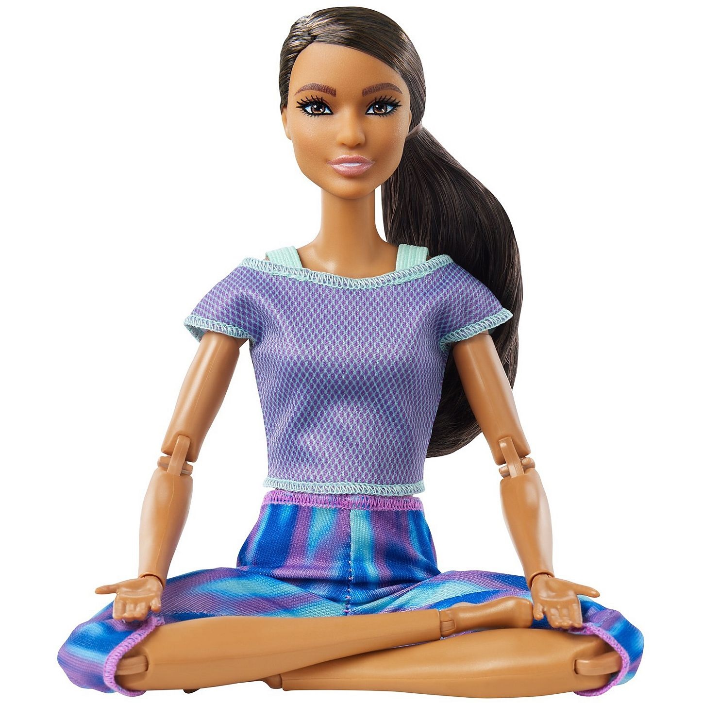 Barbie Made To Move Lalka Brunetka Seria 3 Mattel FTG80 GXF06