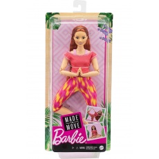 Barbie Made To Move Lalka Ruda Seria 3 Mattel FTG80 GXF07 