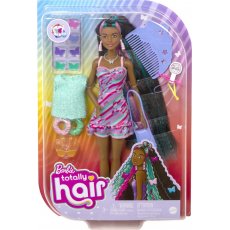 Barbie Totally Hair Lalka z długimi włosami + modowe akcesoria Mattel HCM87 HCM91