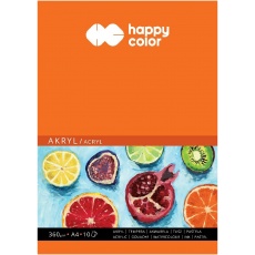 Blok do farb akrylowych A3 10 kartek 360 g Happy Color 039539