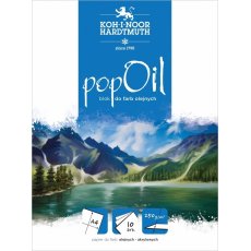 Blok do farb olejnych  Pop Oil A4 10 kartek 250 g Koh-I-Noor 10192