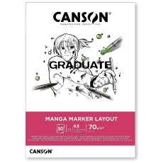 Blok do markerów Manga A4 70 g 50 arkuszy Canson Graduate