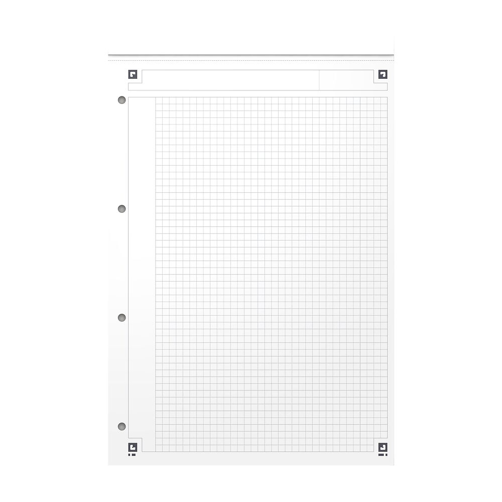 Blok notatnik Oxford International NotePad A4  w kratkę 80 kartek 