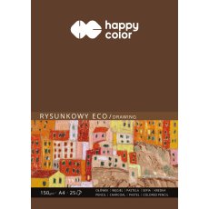 Blok rysunkowy Eco Drawing A4 25 arkuszy 150 g  Happy Color HA37152030-A25 07798