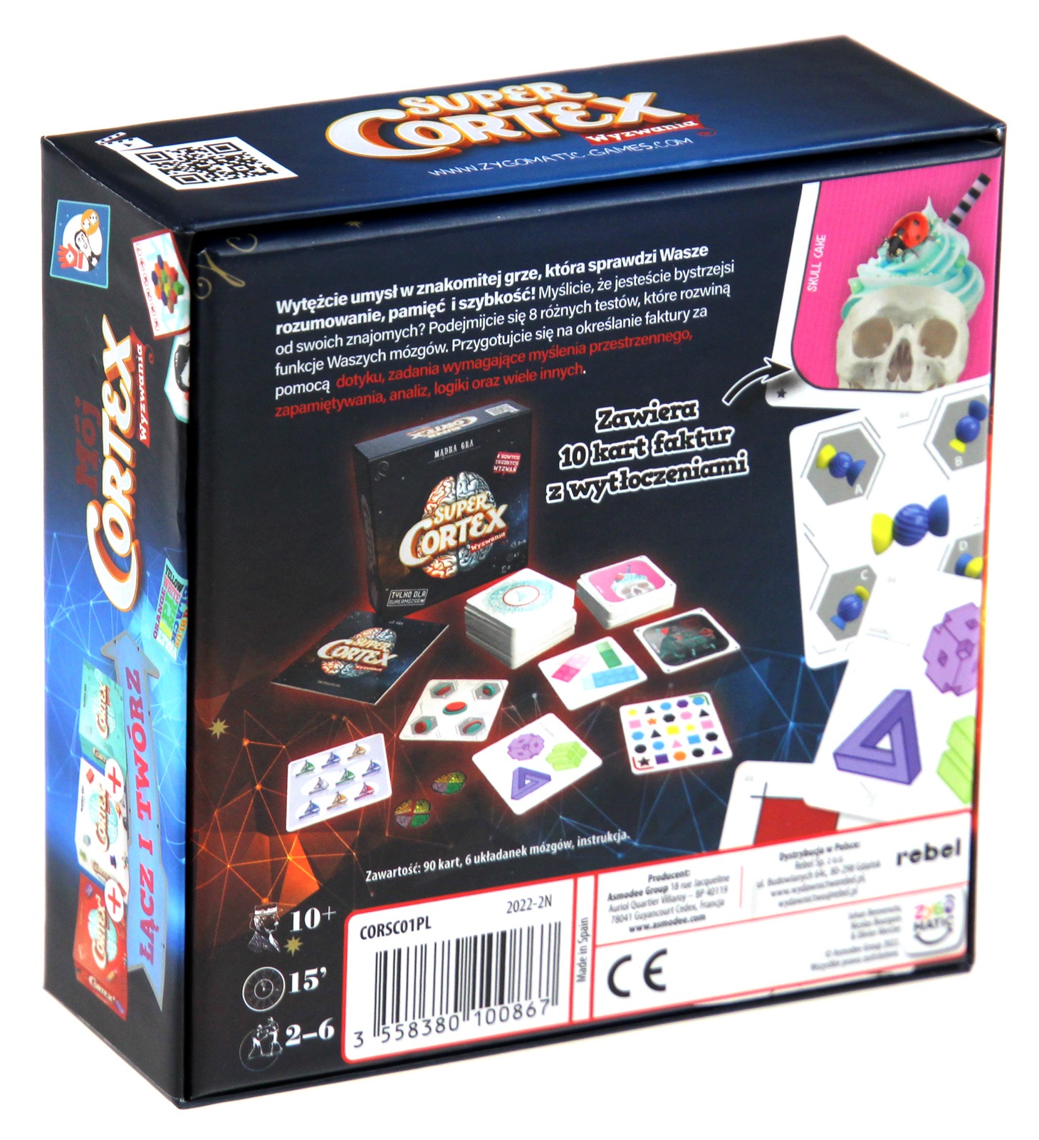 Cortex Super Mądra gra Wyzwania Rebel 00867 gra planszowa