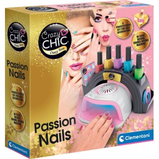 Crazy CHIC TEEN Zestaw kreatywny Salon stylizacji paznokci Clementoni 50852