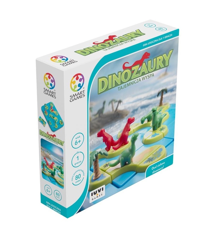 Dinozaury Tajemnicza wyspa gra logiczna Smart IUVI Games SG 282