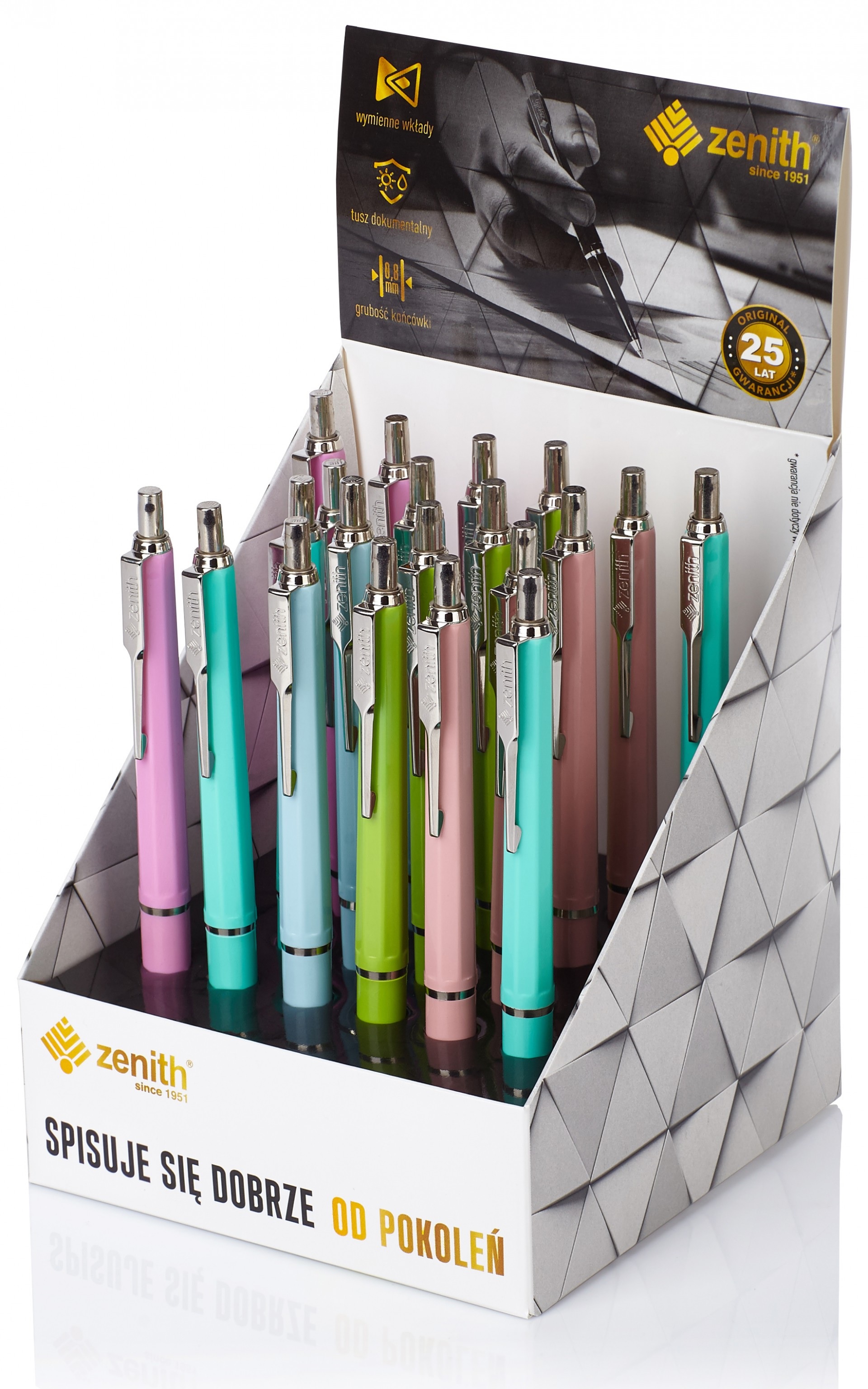 Długopis automatyczny Zenith Pastel 7 Astra 4071010