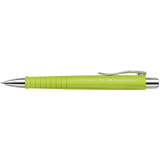 Długopis Poly Ball XB limonkowy Faber-Castell 241164