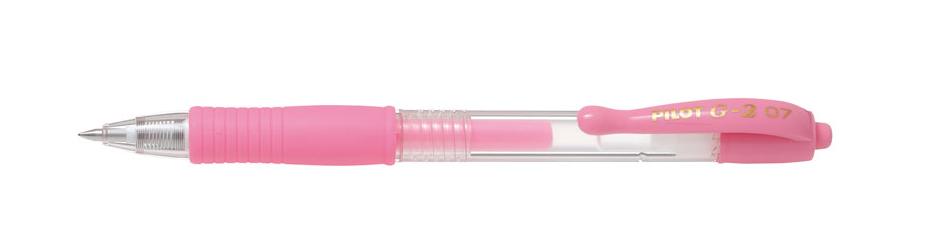 Długopis żelowy G2-07 M pastelowy różowy Pilot 62337