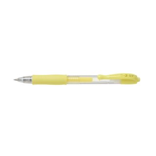Długopis żelowy G2-07 M pastelowy żółty Pilot 62290