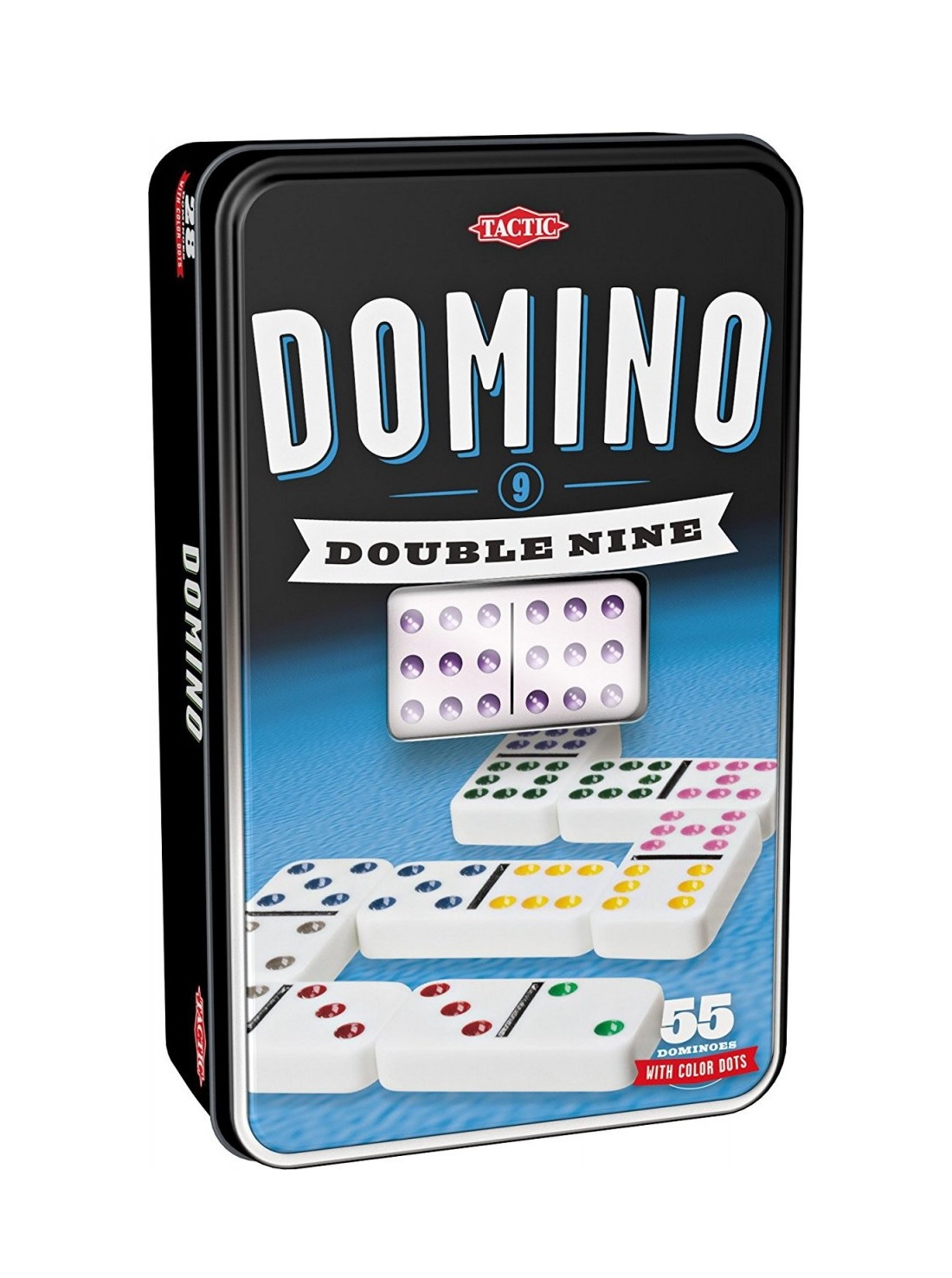 Domino dziewiątkowe w puszce Tactic 53914