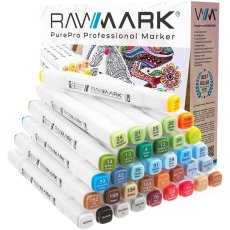 Dwustronne markery alkoholowe Promarker PurePRO Pastel 36 kolorów Rawmark