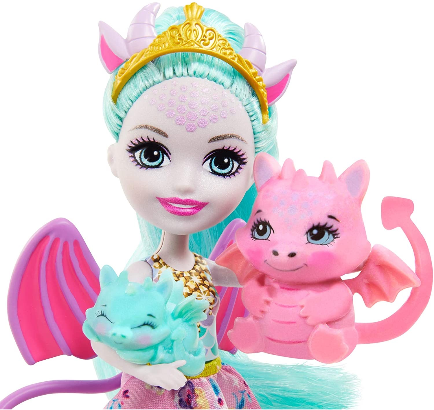 Enchantimals Lalka Deanna Dragon i Smoki Mattel GJX43 GYJ09