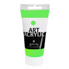 Farba akrylowa FLUORESCENT GREEN Art Acrylic 75 ml Schjerning 5377 