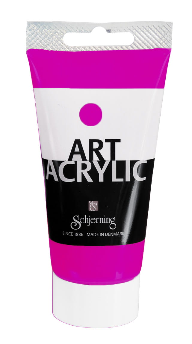 Farba akrylowa FLUORESCENT VIOLET Art Acrylic 75 ml Schjerning 5375 