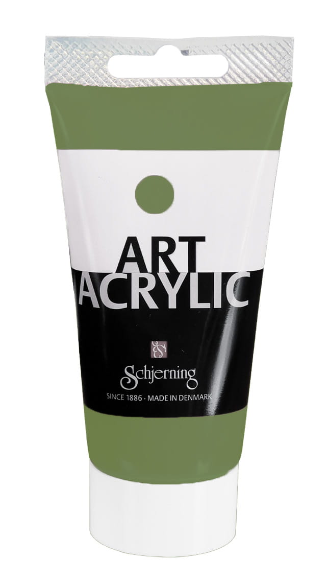 Farba akrylowa OLIVE GREEN Art Acrylic 75 ml Schjerning 5328 