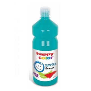 Farba tempera plakatowa turkusowa 1000 ml Premium nr 39 Happy Color HA 3310 1000-39