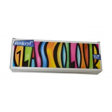 Farby do szkła 6 kolorów Glass Colours Kit Fevicryl Pidilite PI-GCO15-06C