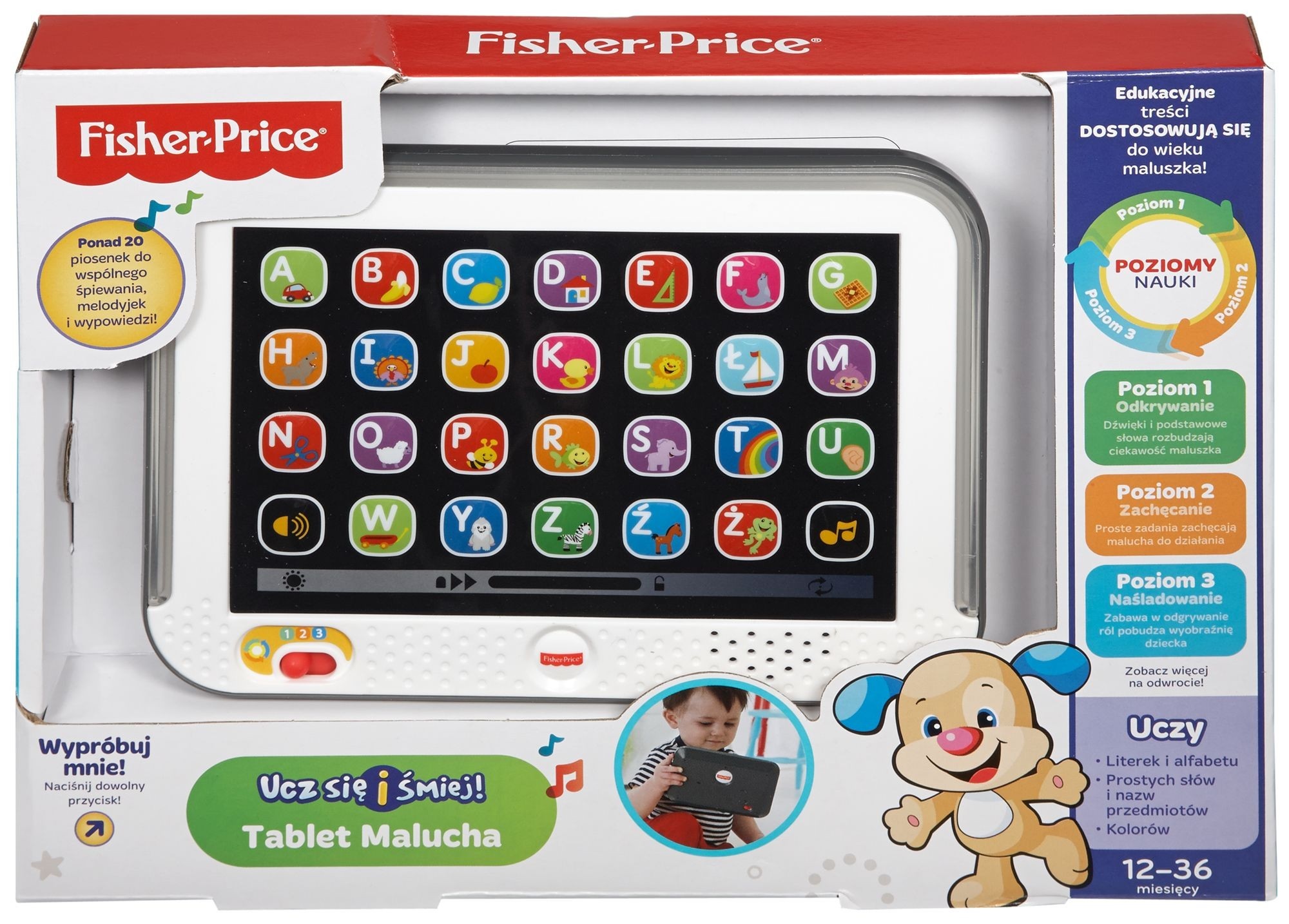 Fisher Price Tablet Szczeniaczka Uczniaczka Mattel DHN29