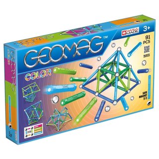 Geomag™ Color GEO-263 Klocki magnetyczne 91 elementów