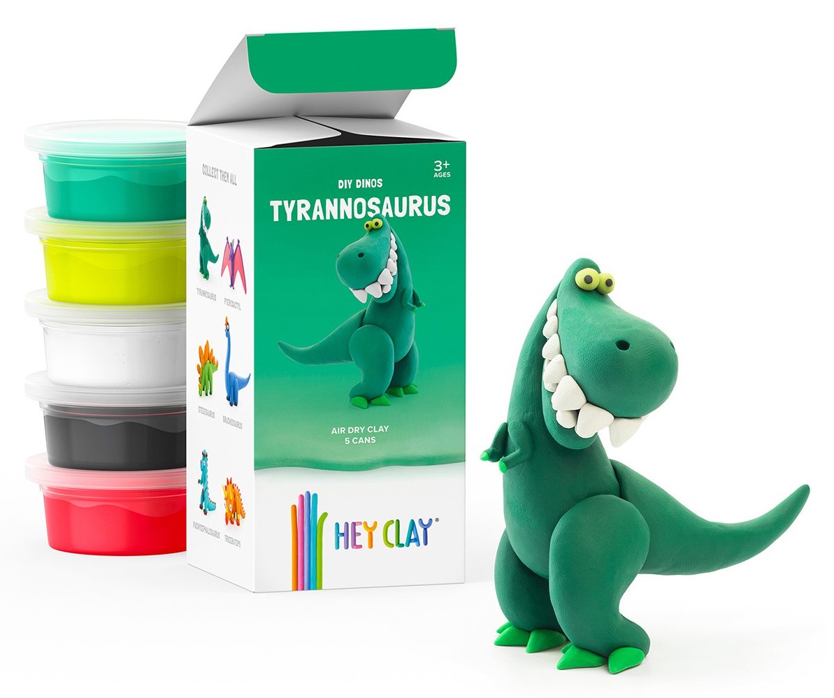 Hey Clay Masa plastyczna Dinozaur Tyranozaur TM Toys HCLMD005