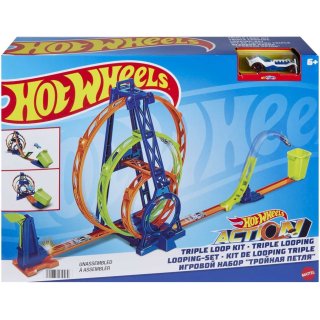 Hot Wheels Action Potrójna pętla Mattel HMX37