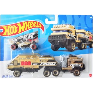 Hot Wheels Ciężarówka z samochodem Mattel Park 'N Play BDW51 HMF91 Baja Battalion