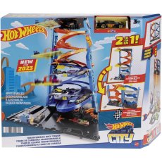 Hot Wheels City Wyścigowa wieża z transformacją Mattel HKX43