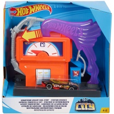 Hot Wheels City Stacja benzynowa z autkiem Mattel FMY97