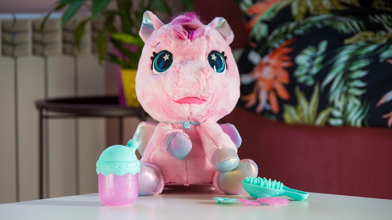 IMC Club Petz My Baby Unicorn Zabawka interaktywna Jednorożec różowy 093881P
