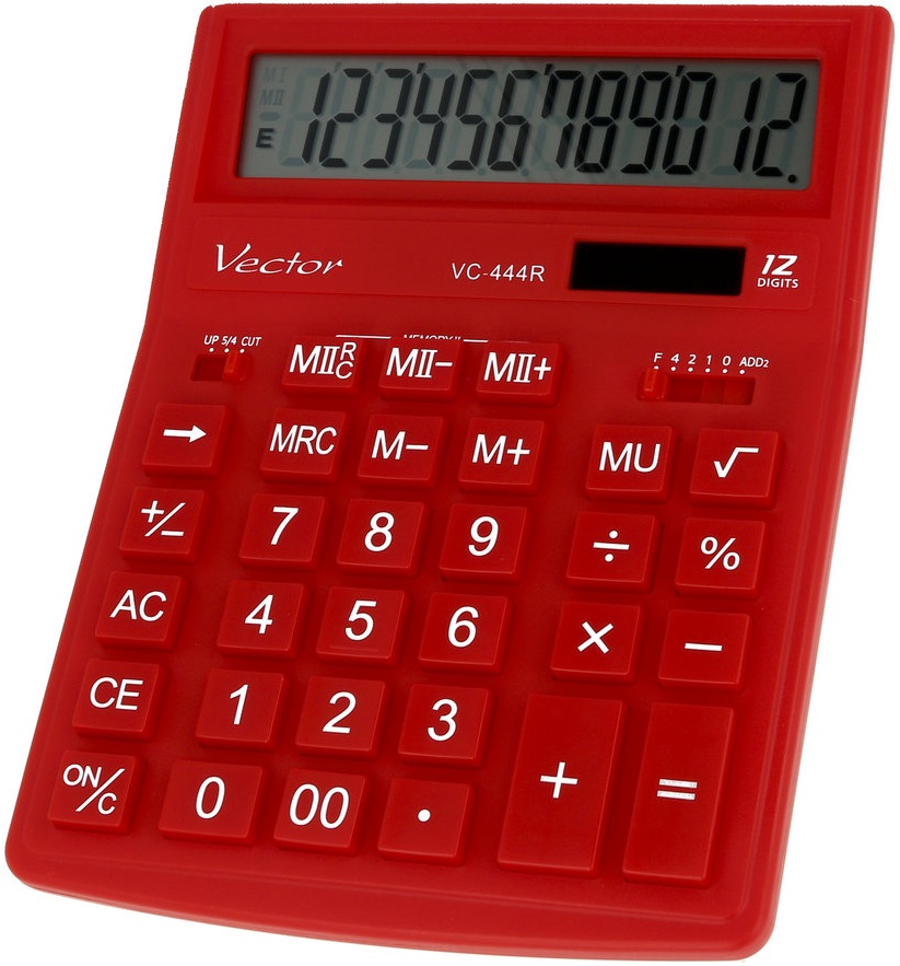 Kalkulator biurowy Vector KAV VC-444R
