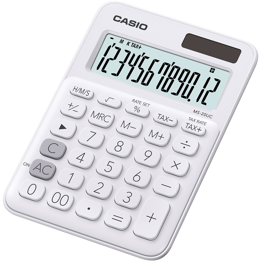 Kalkulator Casio MS-20UC-WE-S