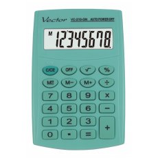 Kalkulator kieszonkowy Vector KAV VC-210 GN