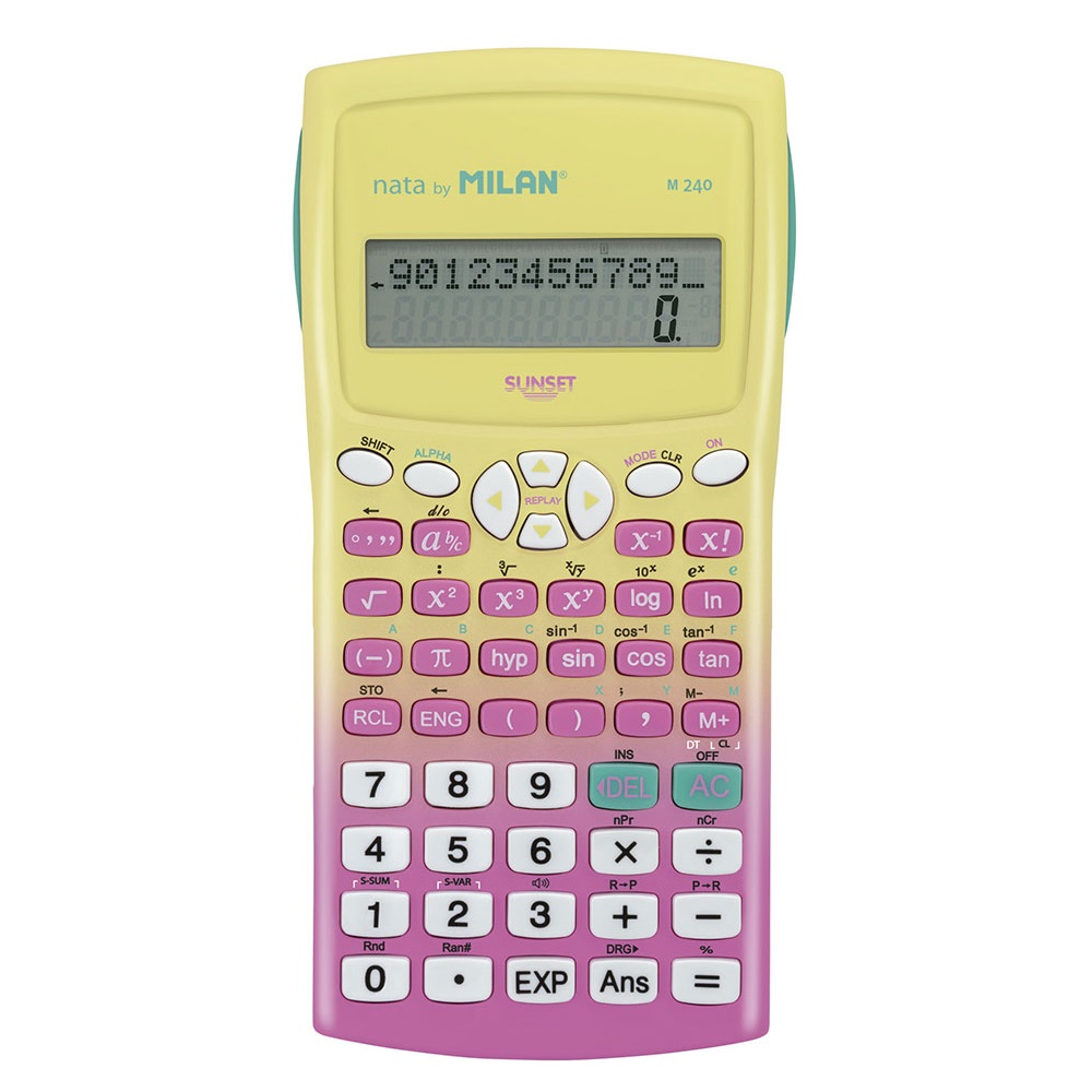Kalkulator naukowy 240 funkcji Sunset Milan M240 159110SNPBL