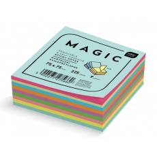Karteczki samoprzylepne kolorowe 225 Sticky Notes Magic Cube 75x75 mm Interdruk 275660