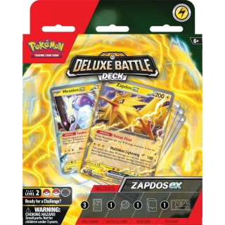 Karty Pokemon TCG Deluxe Battle Deck 85600 Zapdos ex Talia tematyczna