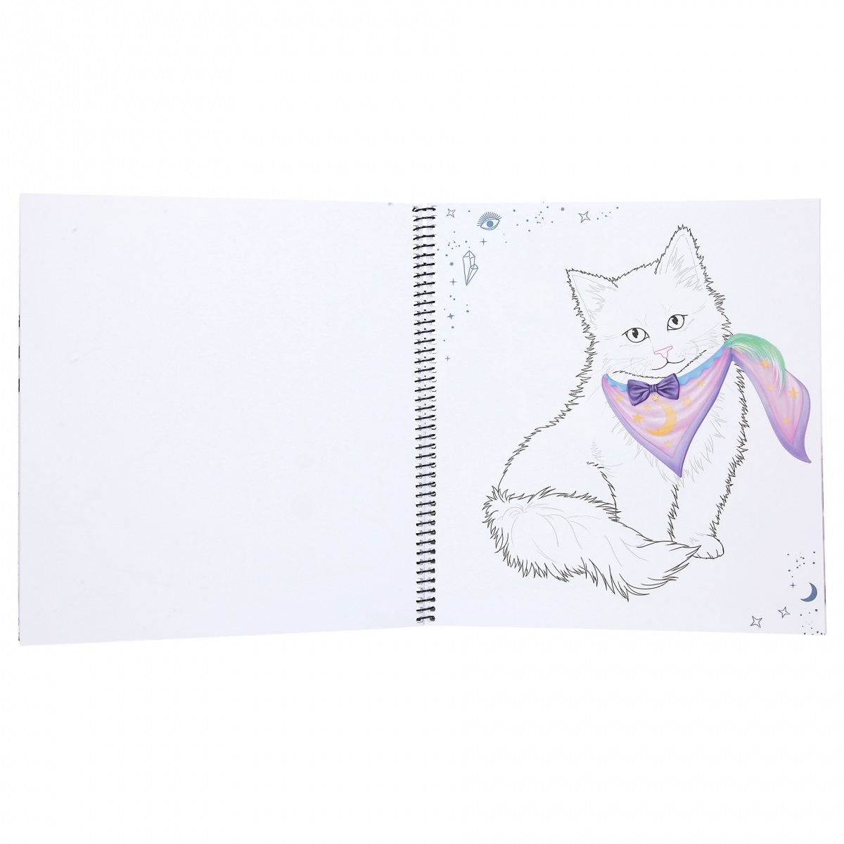 Kolorowanka szkicownik Kotki TOPModel 11663 A Kitty Moonlight