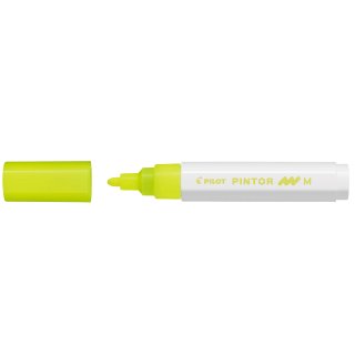 Kreatywny marker z farbą akrylową Pintor neon żółty medium Pilot SW-PT-M-NY