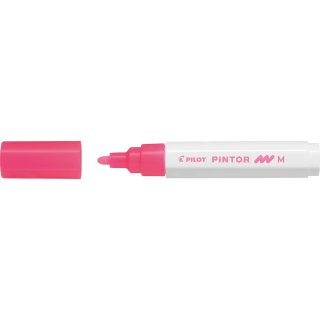 Kreatywny marker z farbą akrylową Pintor neon różowy medium Pilot SW-PT-M-NP