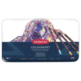 Kredki Coloursoft 36 kolorów Derwent 0701028