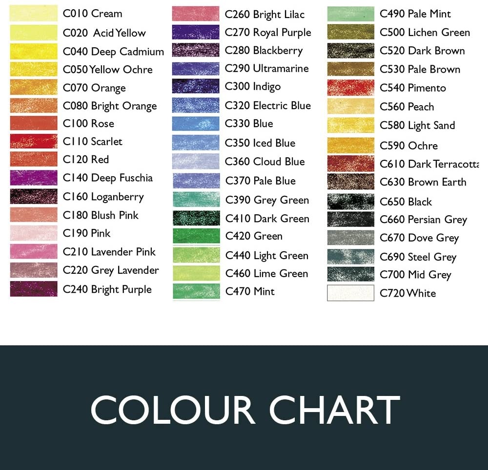 Kredki Coloursoft 48 kolorów Derwent 2301660