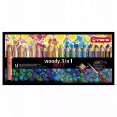 Kredki grube Woody 3w1 Arty 18 kolorów Stabilo 8806-1-201
