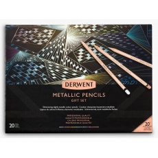 Kredki metaliczne Metallic 20 kolorów Gift Set Derwent 2305598